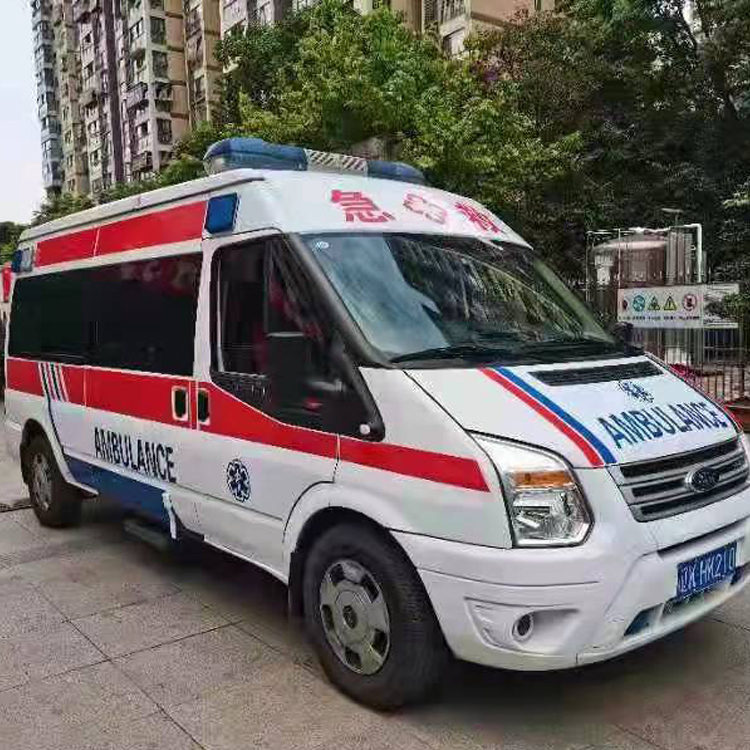 乐都长途救护车护送病人返乡